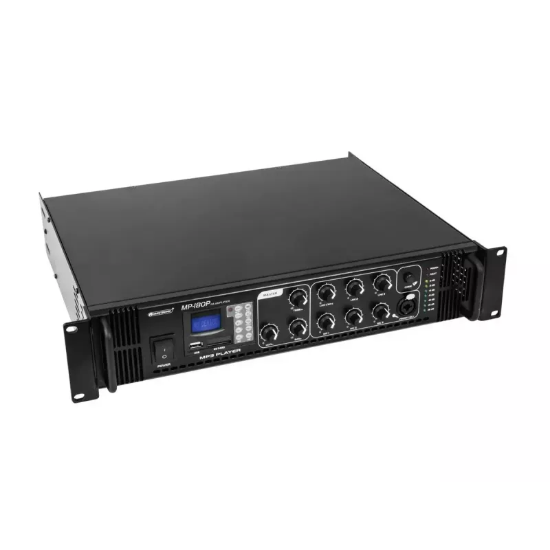 Audiovahvistin Omnitronic 80709631 Performance Stage musta