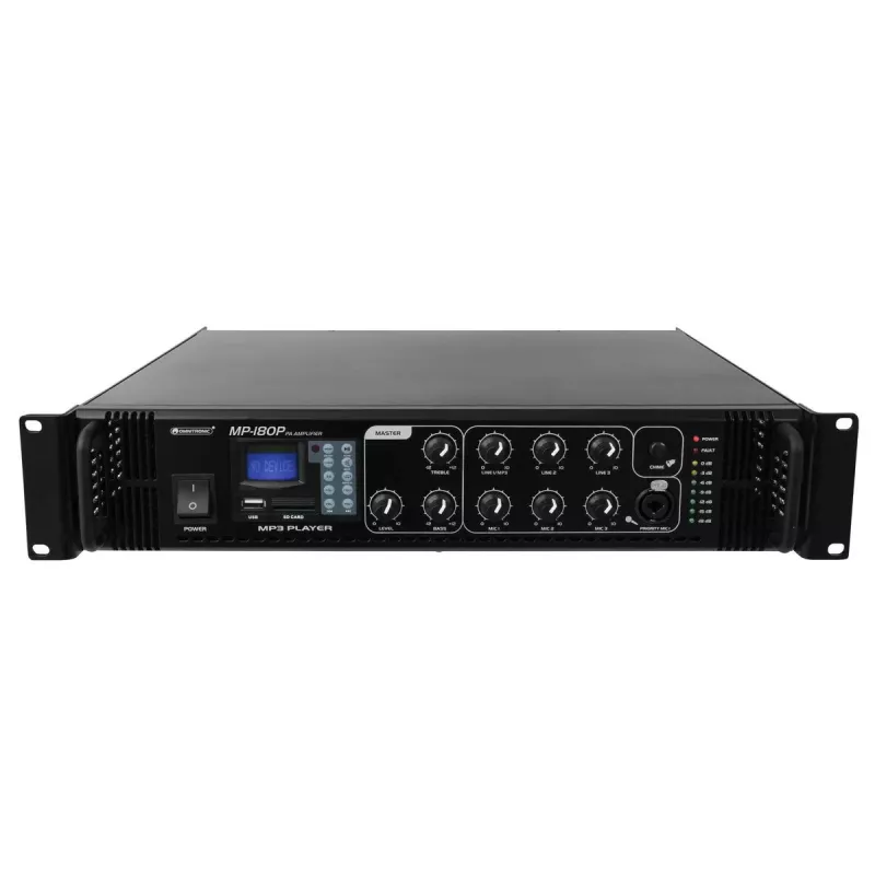 Audiovahvistin Omnitronic 80709631 Performance Stage musta