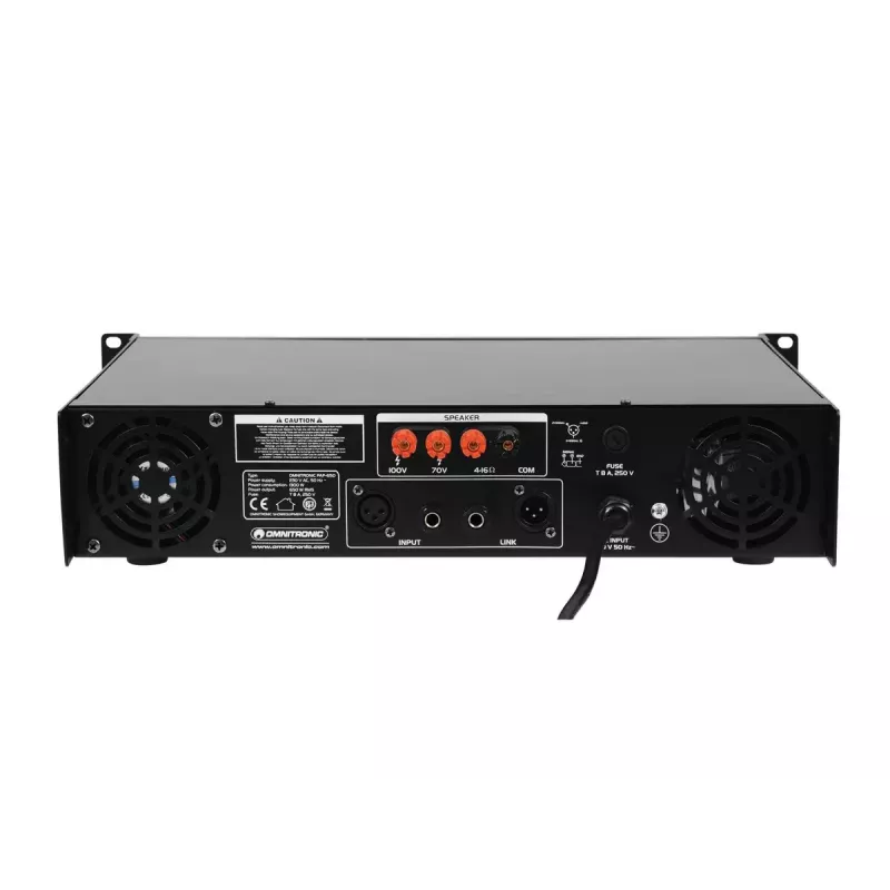 Audiovahvistin Omnitronic 80709820 Performance/näyttämö musta