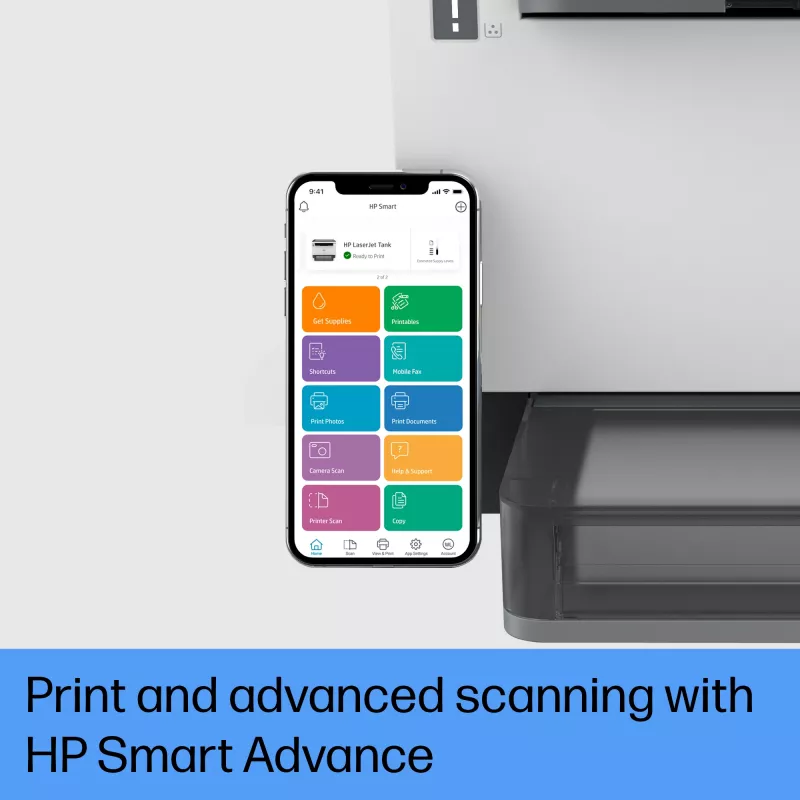 HP LaserJet Tank 2604dw langaton monitoimi-mustavalkotulostin, kopiokone, skanneri; duplex