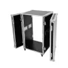 Flightcase Roadinger 30109127 koivu musta hopea 29,2 kg