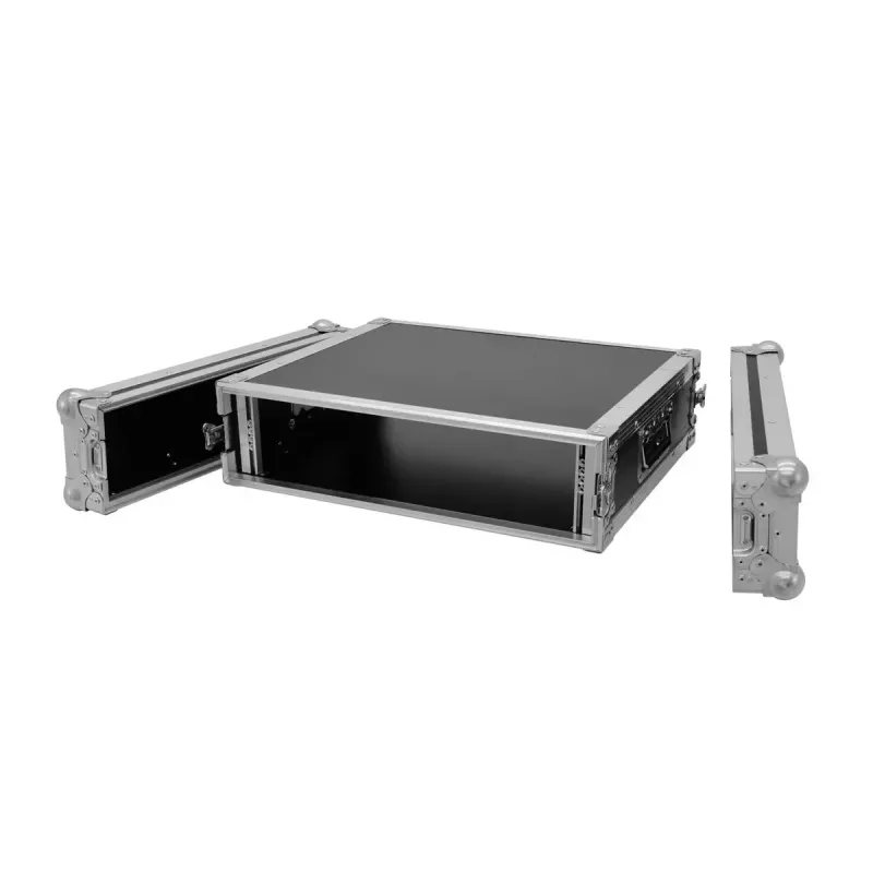 Flightcase Roadinger 30109095 koivu musta hopea 9,8 kg