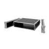 Flightcase Roadinger 30109095 koivu musta hopea 9,8 kg