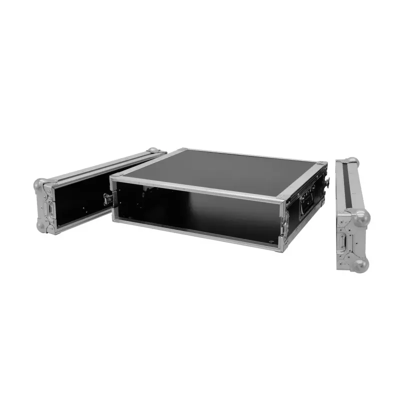 Flightcase Roadinger 30109095 koivu musta hopea 9,8 kg