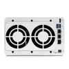TerraMaster F5-422 NAS/tallennuspalvelin pöytämalli Intel® Celeron® J3455 4 GB DDR3 0 TB harmaa