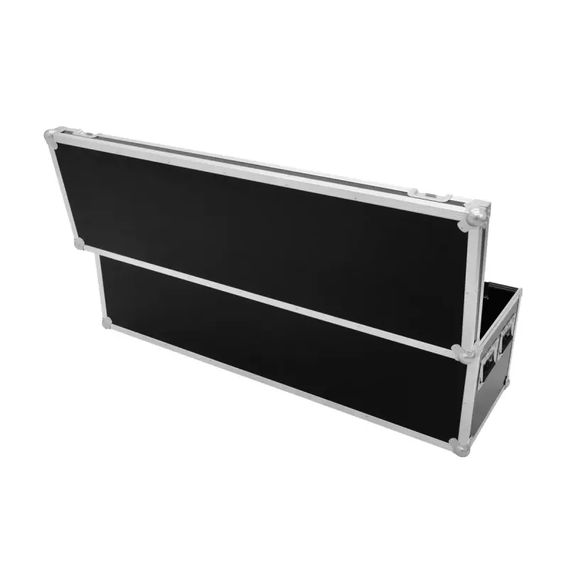 Flightcase Roadinger 30126920 koivu musta hopea 17,3 kg
