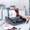 GBC WireBind® WB15E sähköinen sidontakone, lankasidontakone, sähköinen, 125 arkkia, musta, punainen