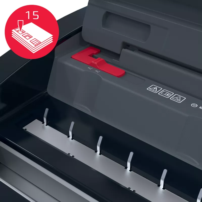 GBC WireBind® WB15E sähköinen sidontakone, lankasidontakone, sähköinen, 125 arkkia, musta, punainen