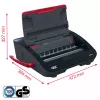 GBC WireBind® WB15E sähköinen sidontakone, lankasidontakone, sähköinen, 125 arkkia, musta, punainen