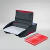 GBC WireBind® WB15E sähköinen sidontakone, lankasidontakone, sähköinen, 125 arkkia, musta, punainen