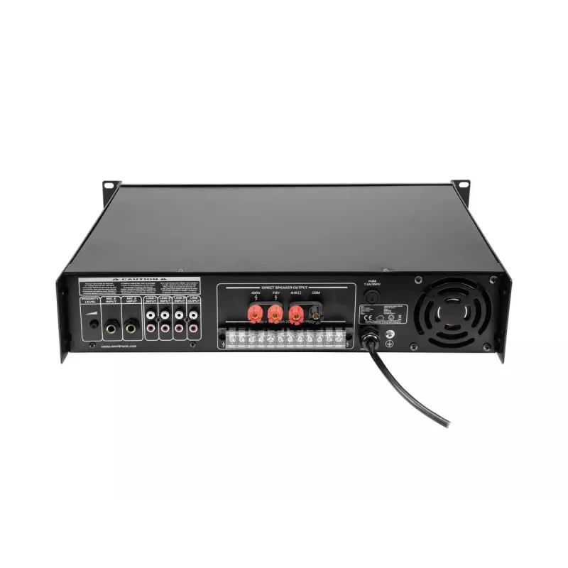 Äänenvahvistin Omnitronic 80709782 180 W luokka A/B musta