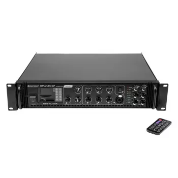 Äänenvahvistin Omnitronic 80709782 180 W luokka A/B musta