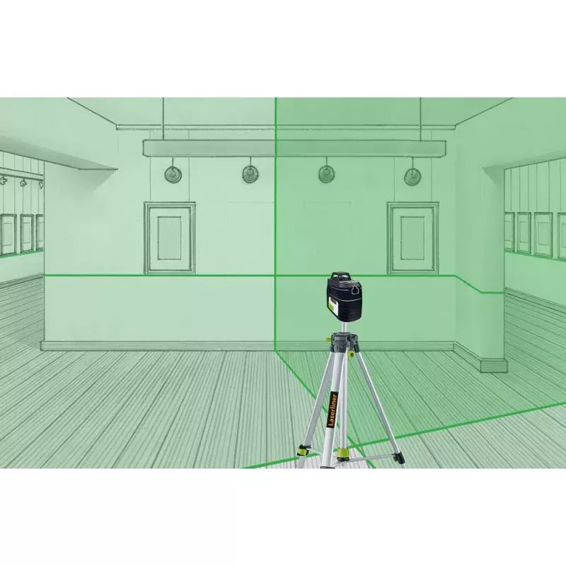 Viivalaser Laserliner PocketPlane-Laser 3G tarkkuus 0,3 mm/m