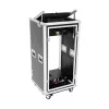 Flightcase Roadinger 30110004 vaneri musta 33,2 kg