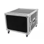 Flightcase Roadinger 30109112 koivu musta hopea 22 kg