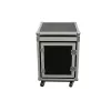 Flightcase Roadinger 3010999M vaneri musta hopea 25 kg