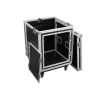 Flightcase Roadinger 3010999M vaneri musta hopea 25 kg