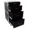 Flightcase Roadinger 30126432 vaneri musta hopea 64,5 kg