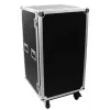 Flightcase Roadinger 30126432 vaneri musta hopea 64,5 kg