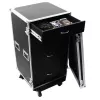Flightcase Roadinger 30126432 vaneri musta hopea 64,5 kg