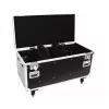 Flightcase Roadinger 30126410 vaneri musta hopea 46,5 kg
