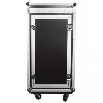 Flightcase Roadinger 30110000 vaneri musta hopea
