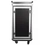 Flightcase Roadinger 30110000 vaneri musta hopea