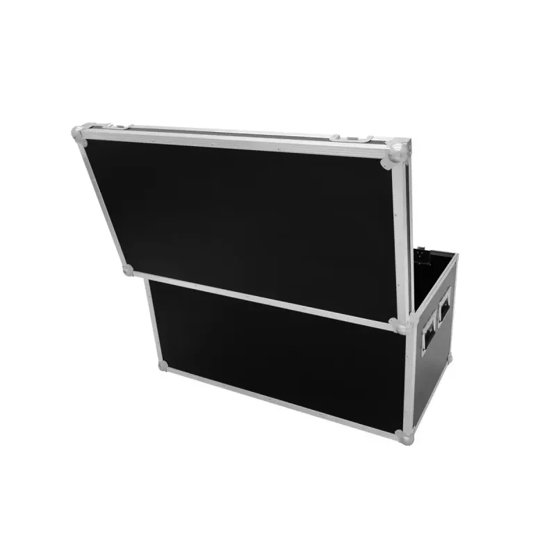Flightcase Roadinger 30127010 koivu musta hopea 15,7 kg