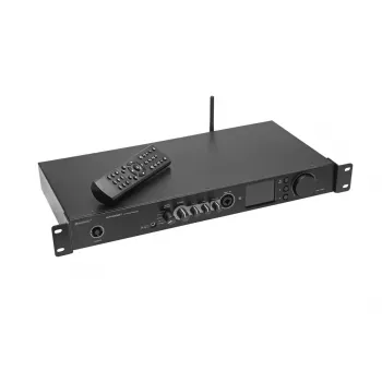 Äänenvahvistin Omnitronic 10451604 esiintymislava/musta