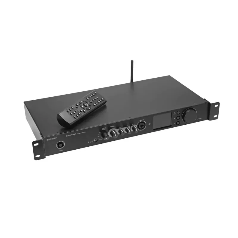 Äänenvahvistin Omnitronic 10451604 esiintymislava/musta