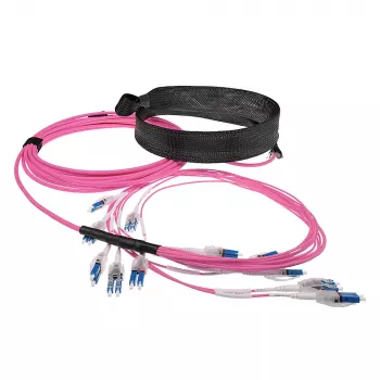 ACT 45 metriä multimode 50/125 OM4 valmiiksi koottu kuitukaapeli 24F LC Polarity Twist