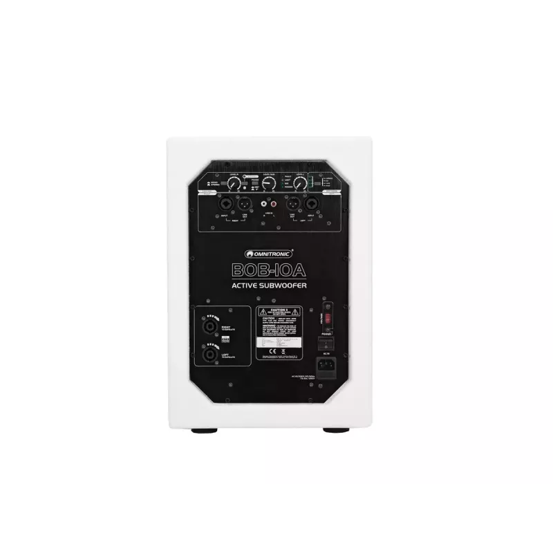 Aktiivinen subwoofer Omnitronic BOB-10A valkoinen