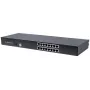 Intellinet modulaarinen 16-porttinen CAT5 VGA KVM-kytkin, käytettäväksi tuotenumerojen 507622, 507738, 507981, 507998, 508025, 508032, 508049 & 508056 kanssa