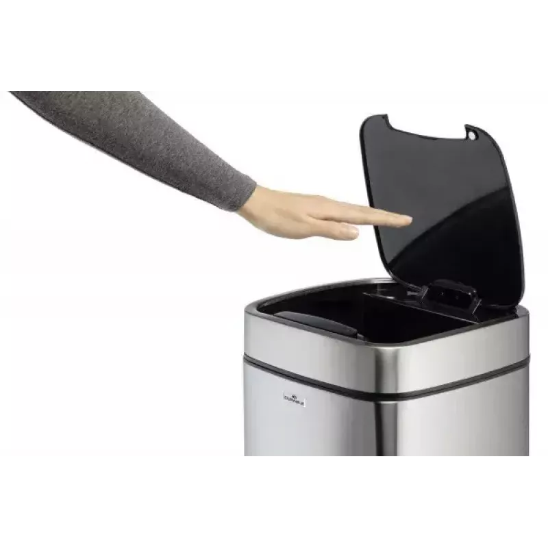 Durable TOUCH 21L suorakaiteen muotoinen ruostumaton teräs musta hopea