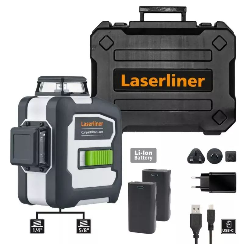 Laserliner CompactPlane 3G Pro ristiviivalaser, 30 m (036.295A)