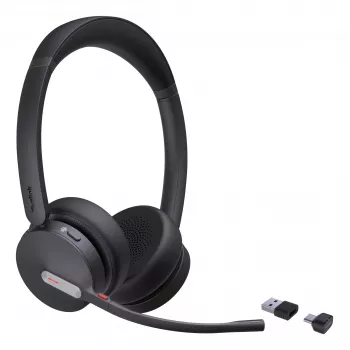Yealink BH70 Dual Teams USB-C/A -kuulokemikrofoni, langaton, 20–20 000 Hz, toimisto/callcenter, 147 g, kuulokemikrofoni, musta