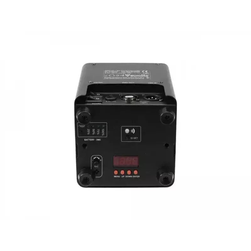 Diskovalo Eurolite UP-1 QCL musta LED 15W DMX