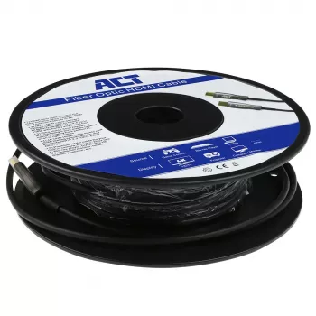 ACT 70 metrin HDMI Premium 4K aktiivinen optinen kaapeli v2.0 HDMI-A uros - HDMI-A uros