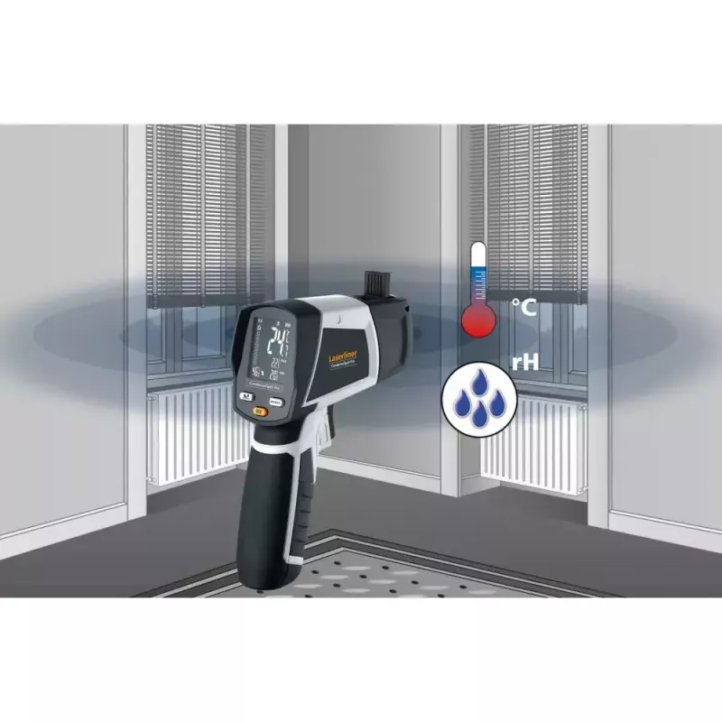 Laserliner CondenseSpot Pro lämpötila- ja kosteusmittari