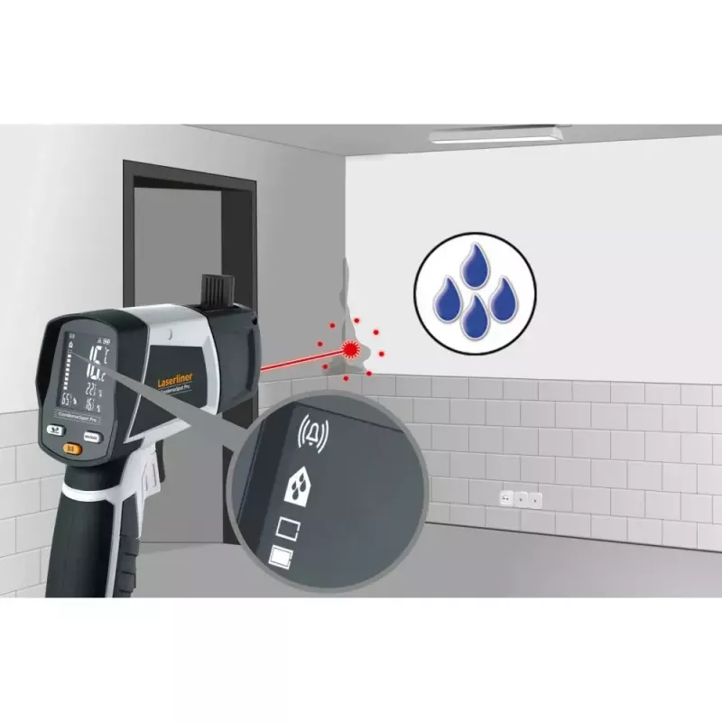 Laserliner CondenseSpot Pro lämpötila- ja kosteusmittari