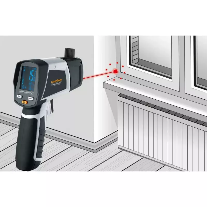 Laserliner CondenseSpot Pro lämpötila- ja kosteusmittari