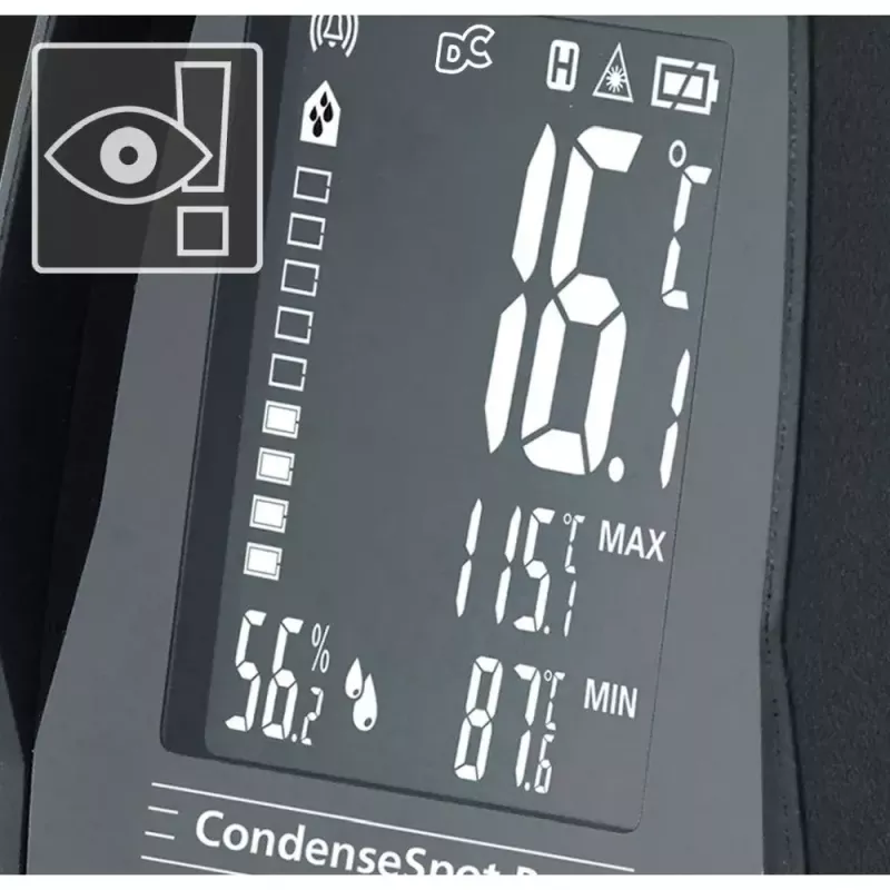 Laserliner CondenseSpot Pro lämpötila- ja kosteusmittari