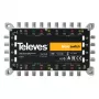 Televes MS 98NCQ (714201) aktiivinen multiswitch, 9 tuloa, 8 lähtöä