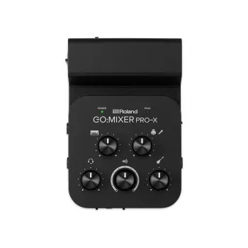 Audiomikseri Roland GO:MIXER PX 11 kanavaa musta valkoinen