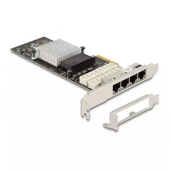 DeLOCK 88610 PCIe-liitäntäkortti RJ-45 Intel i350 4 Gbit/s