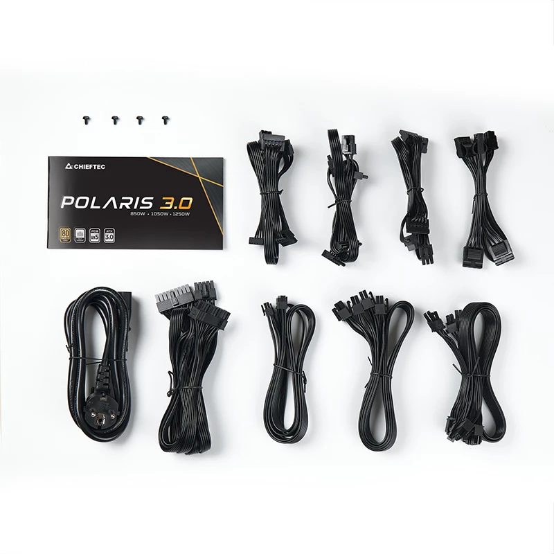 Chieftec Polaris 3.0 1050W virtalähde 20+4 Pin ATX ATX musta