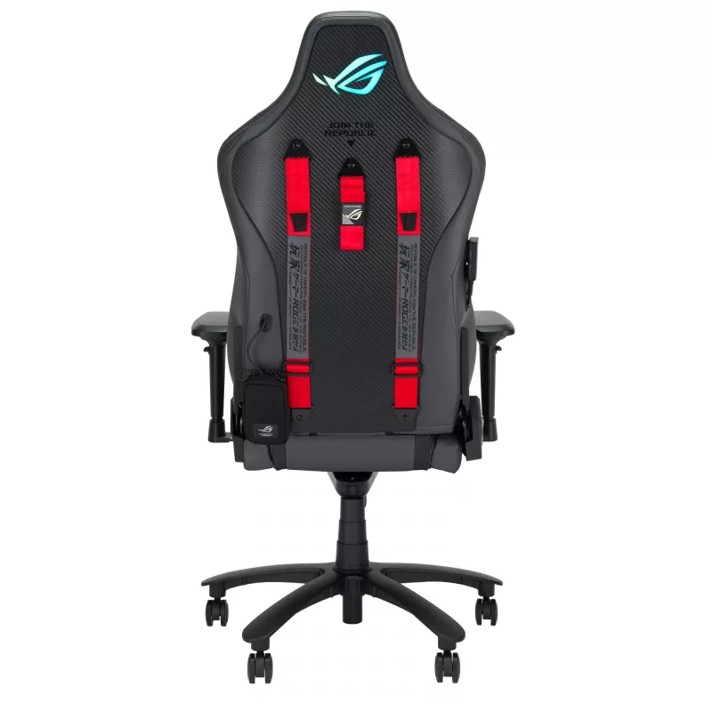 ASUS ROG Chariot X yleispelituoli pehmustettu istuinosa harmaa