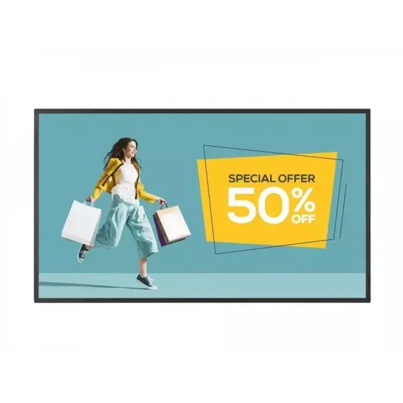Sharp PN-HY431 digital signage -näyttö 43 tuumaa (109,2 cm), 4K UHD 3840x2160, 16:9, 3x HDMI, USB, 24/7