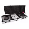 Hardcase Roadinger 30125356 DJ-kontrollerille vaneri musta hopea