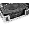Flightcase Roadinger 30125346 DJ-kontrolleri vaneri musta hopea